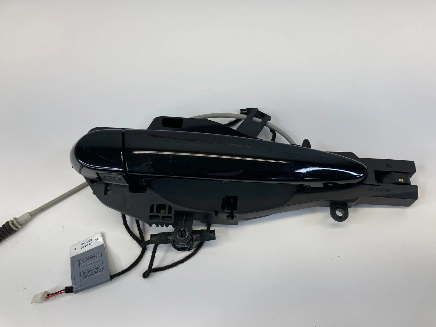 07 08 BMW 328XI FRONT RIGHT SIDE EXTERIOR OUTER DOOR HANDLE W LIGHT WIRE OEM