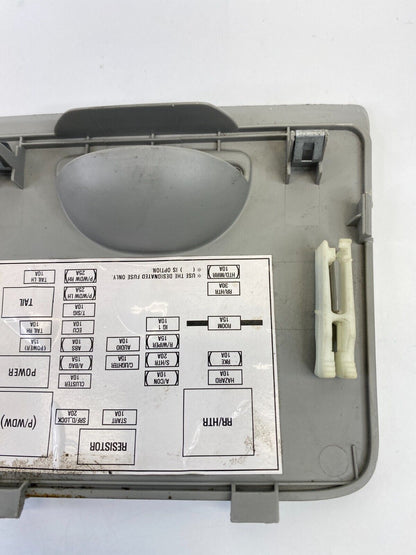 2004-2009 Kia Spectra Dash Instrument Panel Fuse Box Access Cover Door Lid Panel