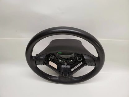 04-09 VOLVO S60 SEDAN STEERING WHEEL W/ CRUISE CONTROL LEATHER BLACK 30741684