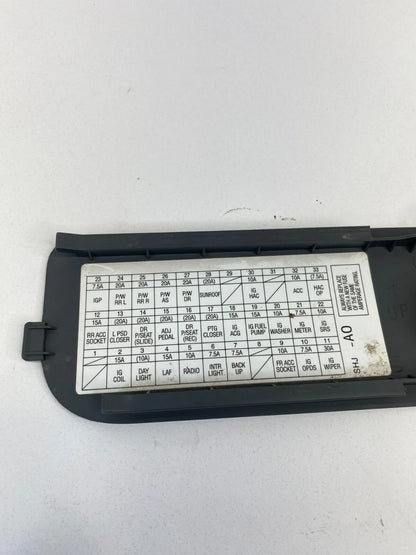 2005-2010 HONDA ODYSSEY INTERIOR LEFT DASH FUSE BOX DOOR LID COVER TRIM PANEL