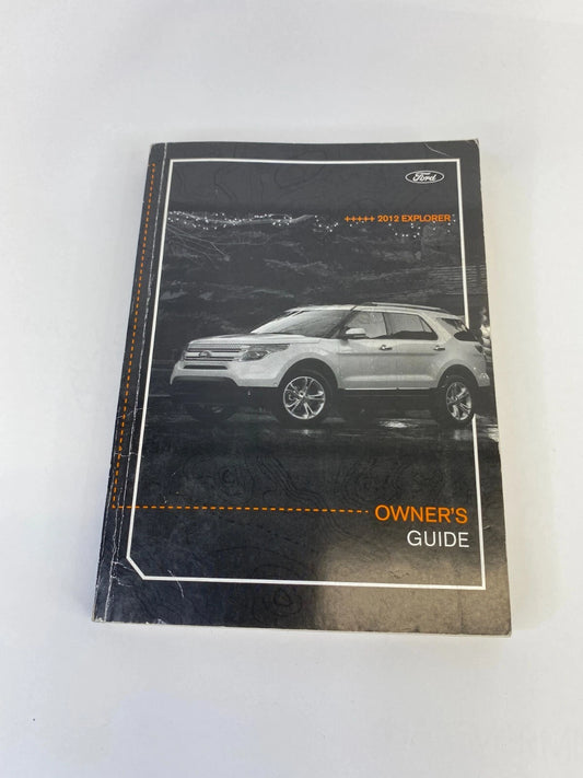 2012 12 FORD EXPLORER OWNERS MANUAL WARRANTY GUIDE BOOK SET W/ CASE OEM