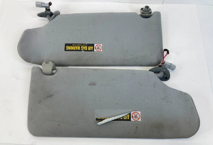 2003-2007 HONDA ACCORD ROOF LEFT & RIGHT SUNVISOR SUN VISOR W/ LIGHTS PAIR SET
