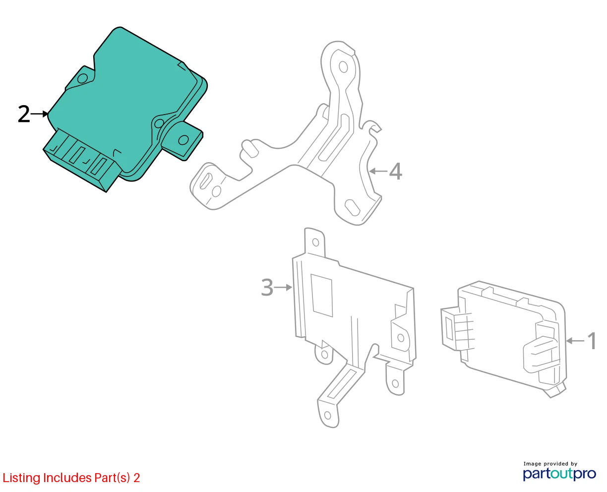 2013-2018 Mazda3 Mazda 3 2.0L L4 Fuel Pump Computer Control Module PE0218561