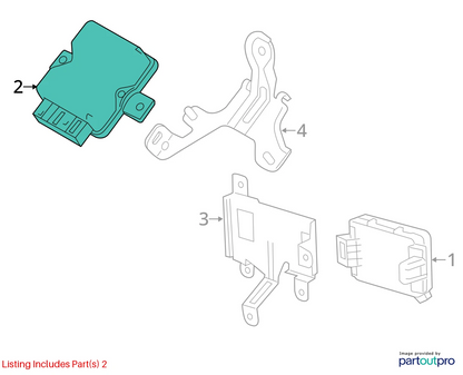 2013-2018 Mazda3 Mazda 3 2.0L L4 Fuel Pump Computer Control Module PE0218561