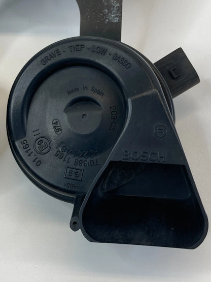 05-11 AUDI A6 QUATTRO HIGH & LOW TONE NOTE SIGNAL HORN W BRACKET E9024148 OEM