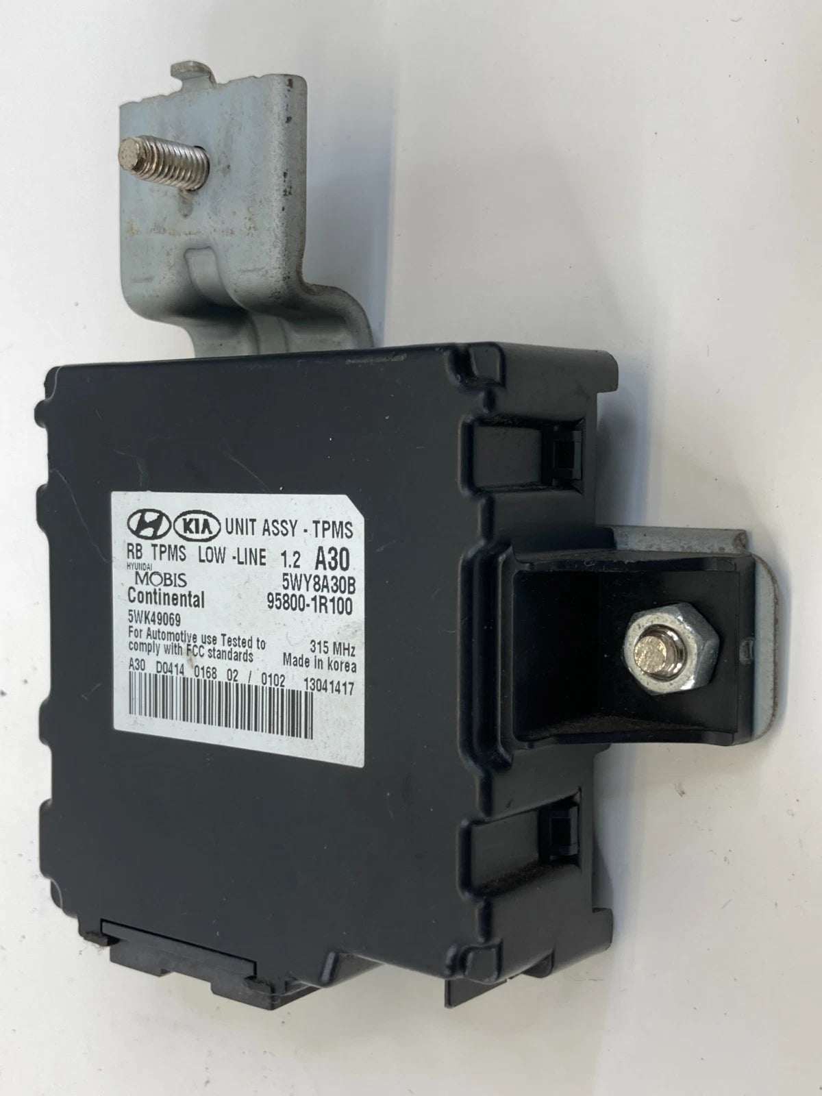 12-14 HYUNDAI ACCENT TIRE PRESSURE MONITOR TPMS CONTROL MODULE 95800-1R100 OEM