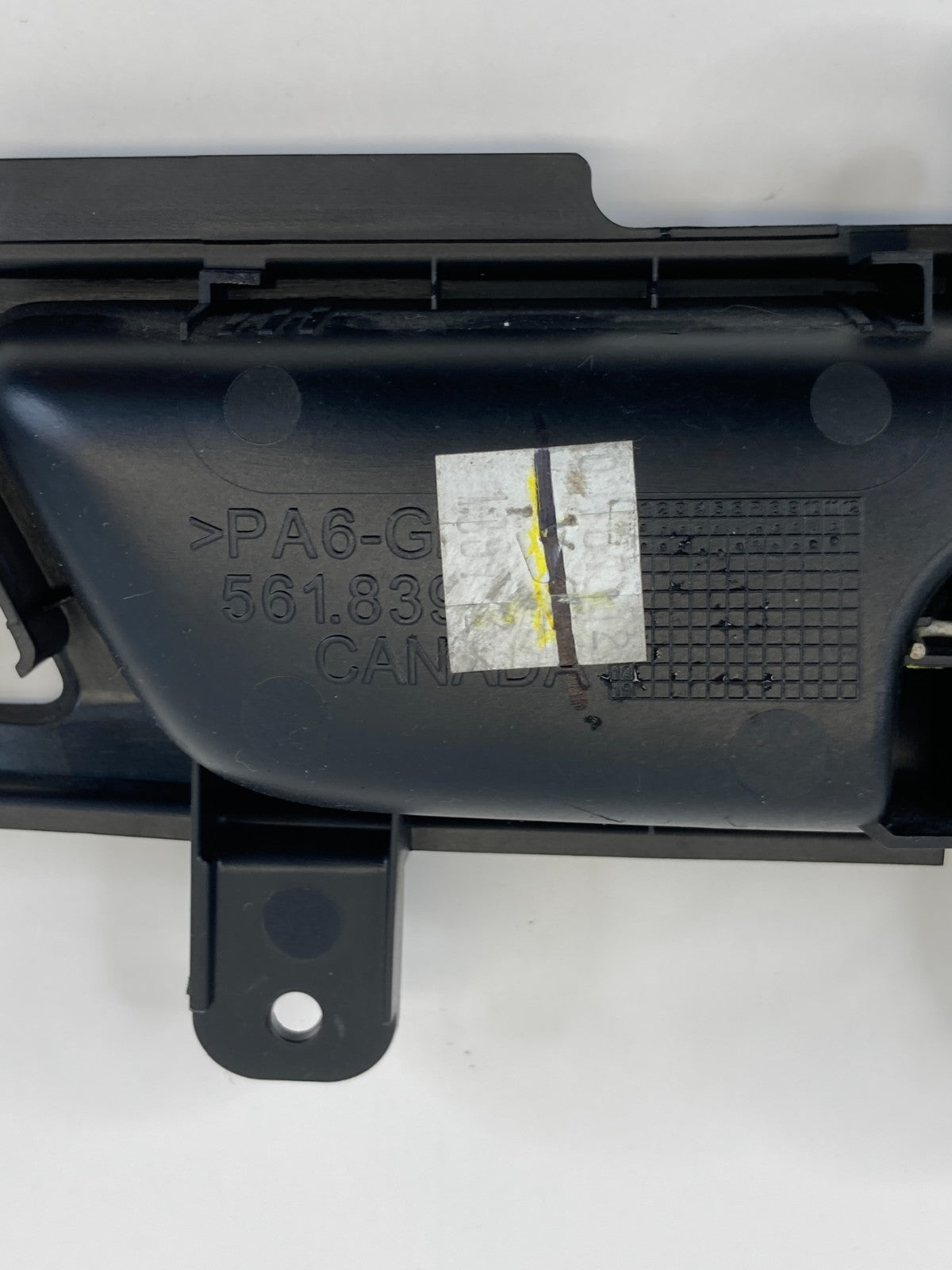 12-15 VW Passat Rear Left Side Interior Door Handle W/ Tweeter 561035411 OEM