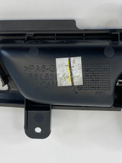 12-15 VW Passat Rear Left Side Interior Door Handle W/ Tweeter 561035411 OEM