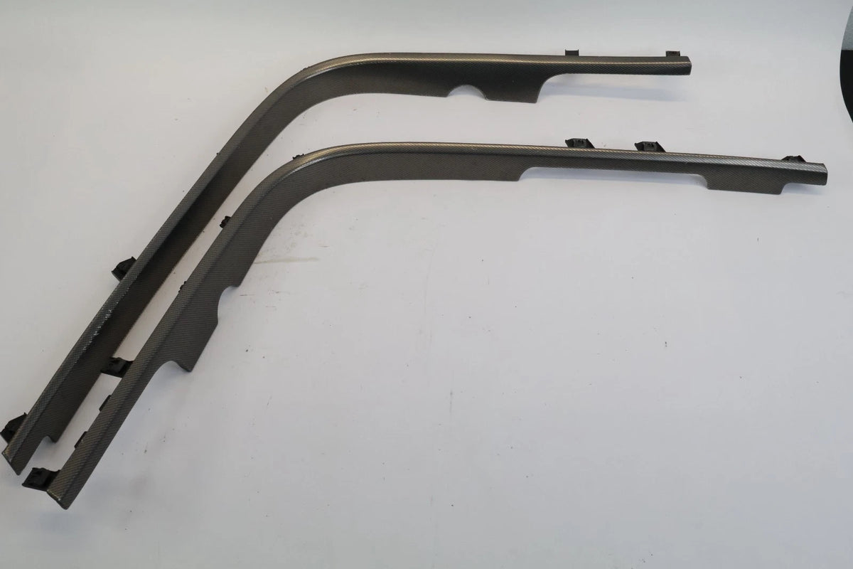 2007 2008 ACURA TL FR CENTER CONSOLE TRIM MOLDING BEZEL SET LH & RH SILVER OEM