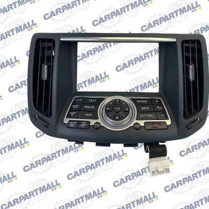 08-13 Infiniti G37 Dash Info Radio Player Navigation System Control Panel OEM