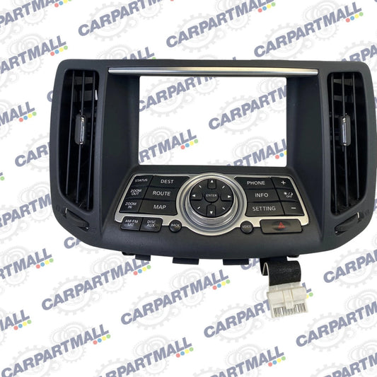 08-13 Infiniti G37 Dash Info Radio Player Navigation System Control Panel OEM