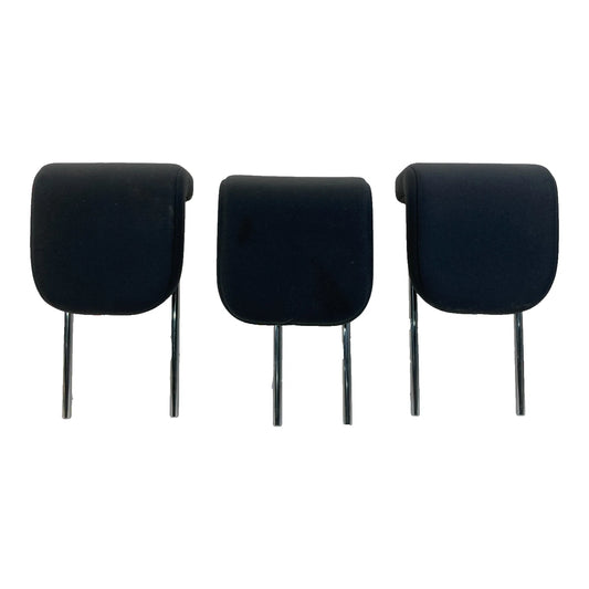 2007-2012 TOYOTA YARIS REAR SEAT SPLIT 40/60 HEADRESTS SET OF 3 OEM FACTORY