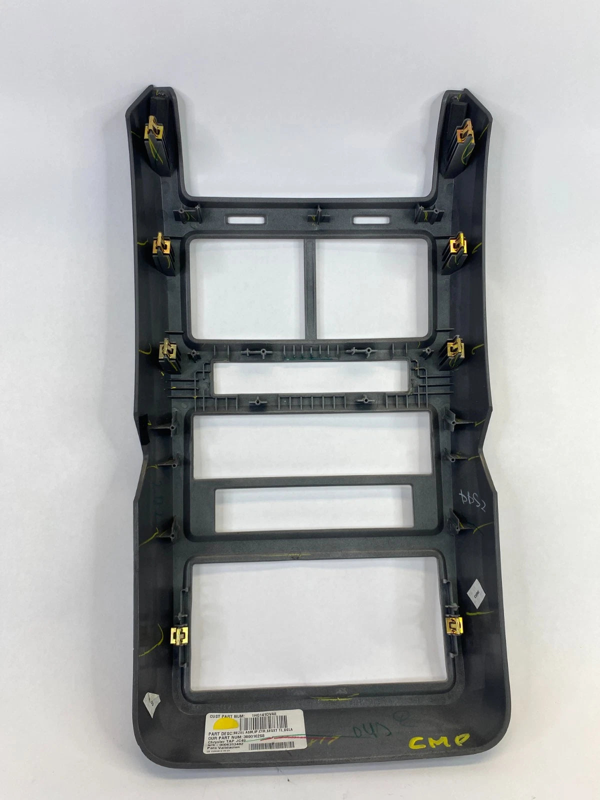 2009 2010 DODGE JOURNEY CENTER DASH RADIO CLIMATE COVER TRIM BEZEL 300016268 OEM