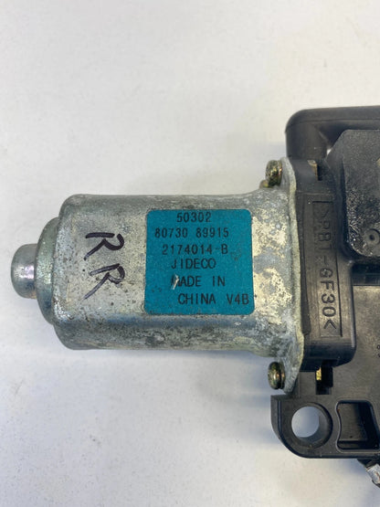 03-07 NISSAN MURANO 07-12 VERSA REAR RIGHT SIDE DOOR WINDOW MOTOR 80730-89915