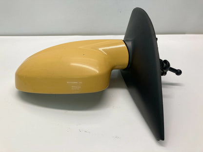 2004 2005 CHEVROLET AVEO LEFT DRIVER SIDE VIEW MANUAL DOOR MIRROR YELLOW LH OEM