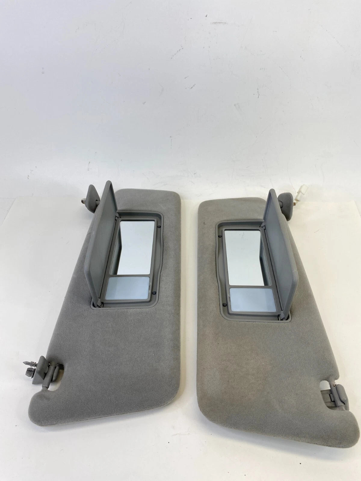 01 02 LEXUS RX300 FRONT LEFT RIGHT OVERHEAD ROOF SUN VISOR MIRROR SET PAIR OEM