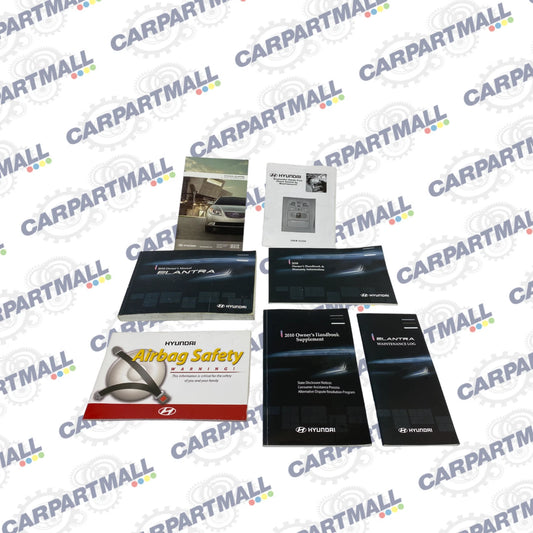2010 10 HYUNDAI ELANTRA SEDAN OWNER'S OWNERS MANUAL GUIDE WARRANTY INFORMATION