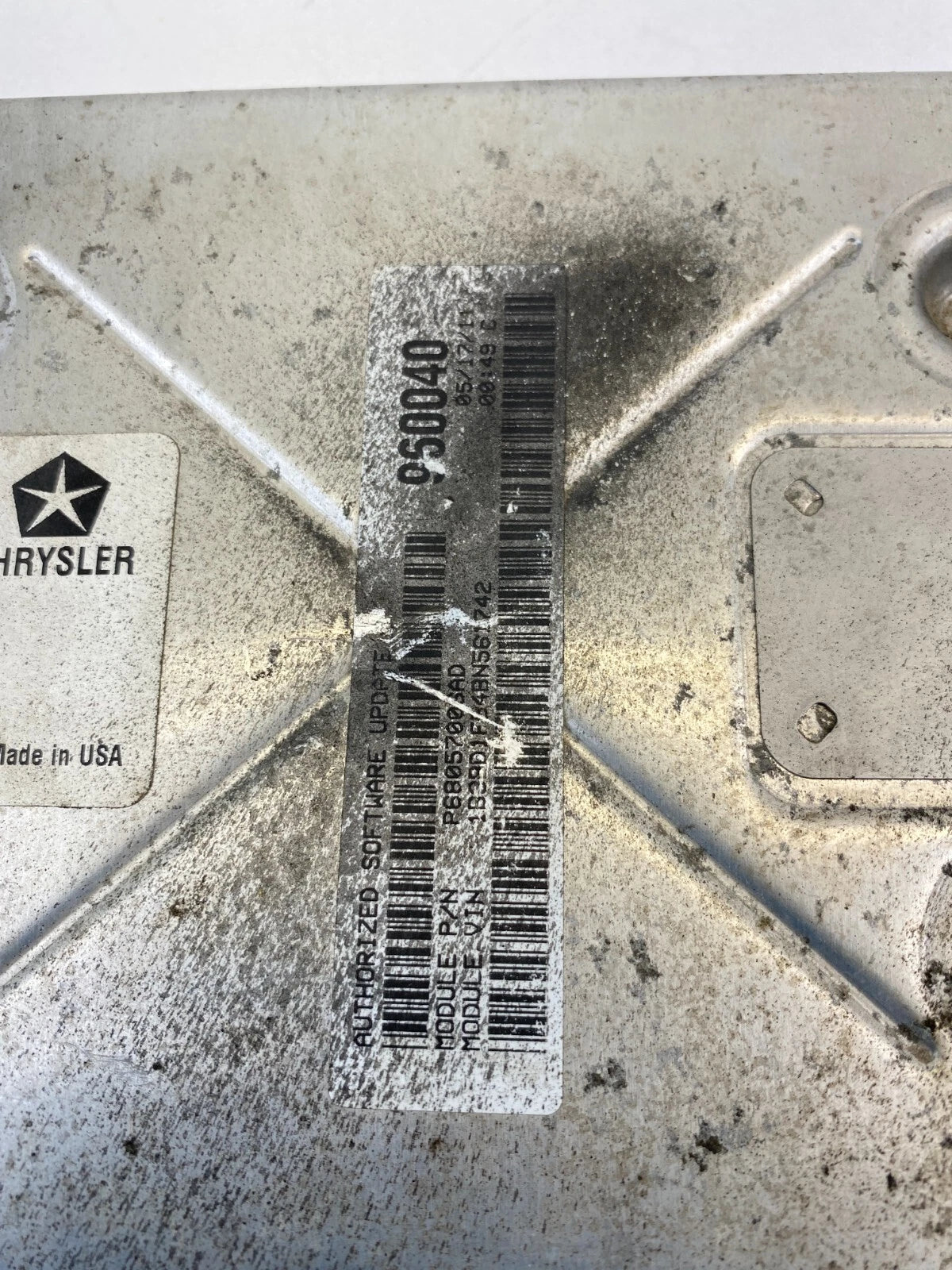 2011 DODGE AVENGER 2.4L ENGINE COMPUTER CONTROL MODULE ECM ECU 5150627AB OEM