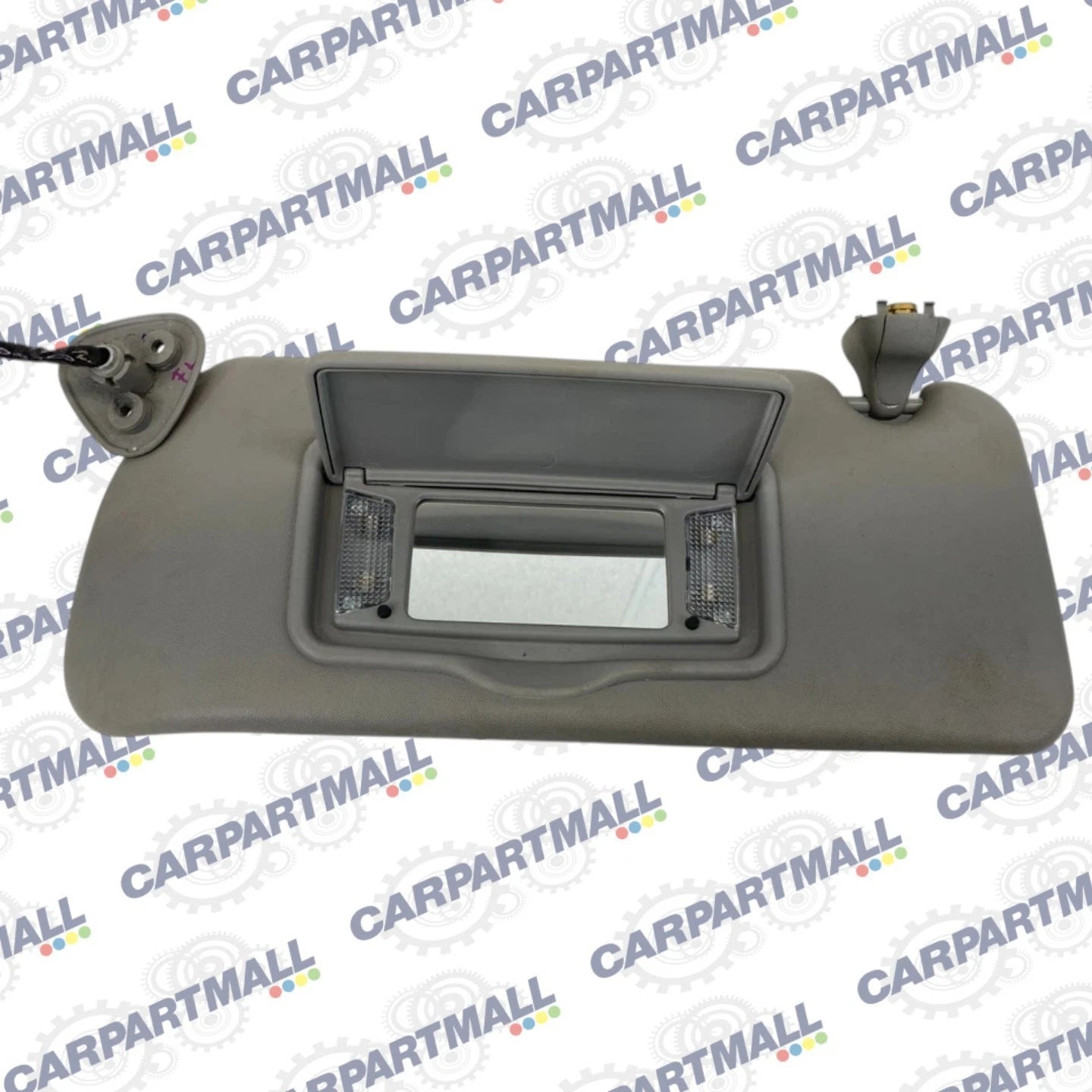 2003-2007 CADILLAC CTS LEFT DRIVER SIDE SUNVISOR SUN VISOR SHADE W ILLUMINATION