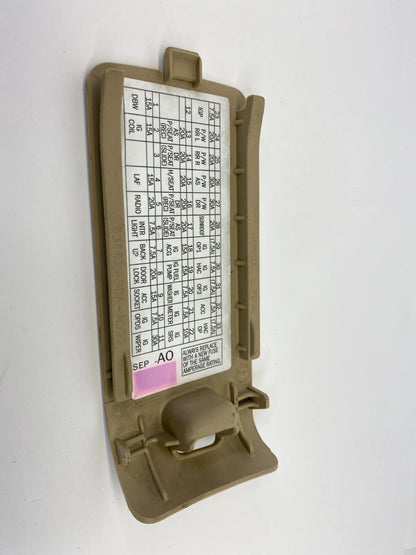 04-08 ACURA TL INTERIOR CABIN FUSE BOX COVER LID BEZEL TRIM 83162SDAA000 OEM