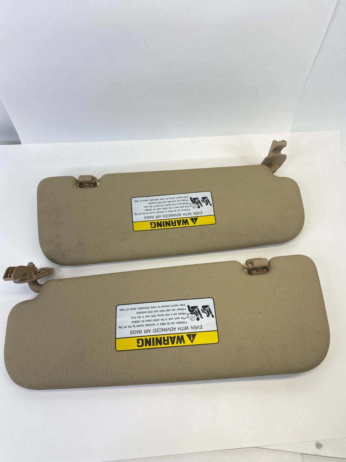 2011-2013 HYUNDAI ELANTRA FRONT LEFT & RIGHT SUNVISOR SUN VISOR SHADE SET OEM