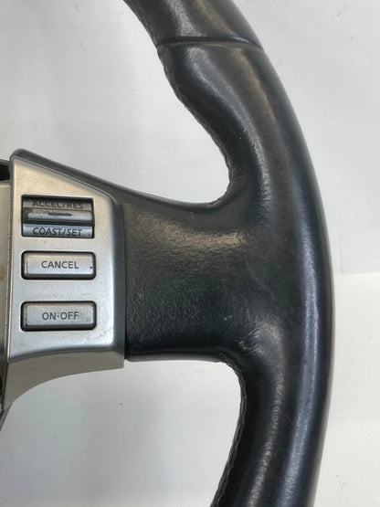 2003-2006 INFINITI G35 SEDAN STEERING WHEEL CRUISE CONTROL AUDIO SWITCH LEATHER