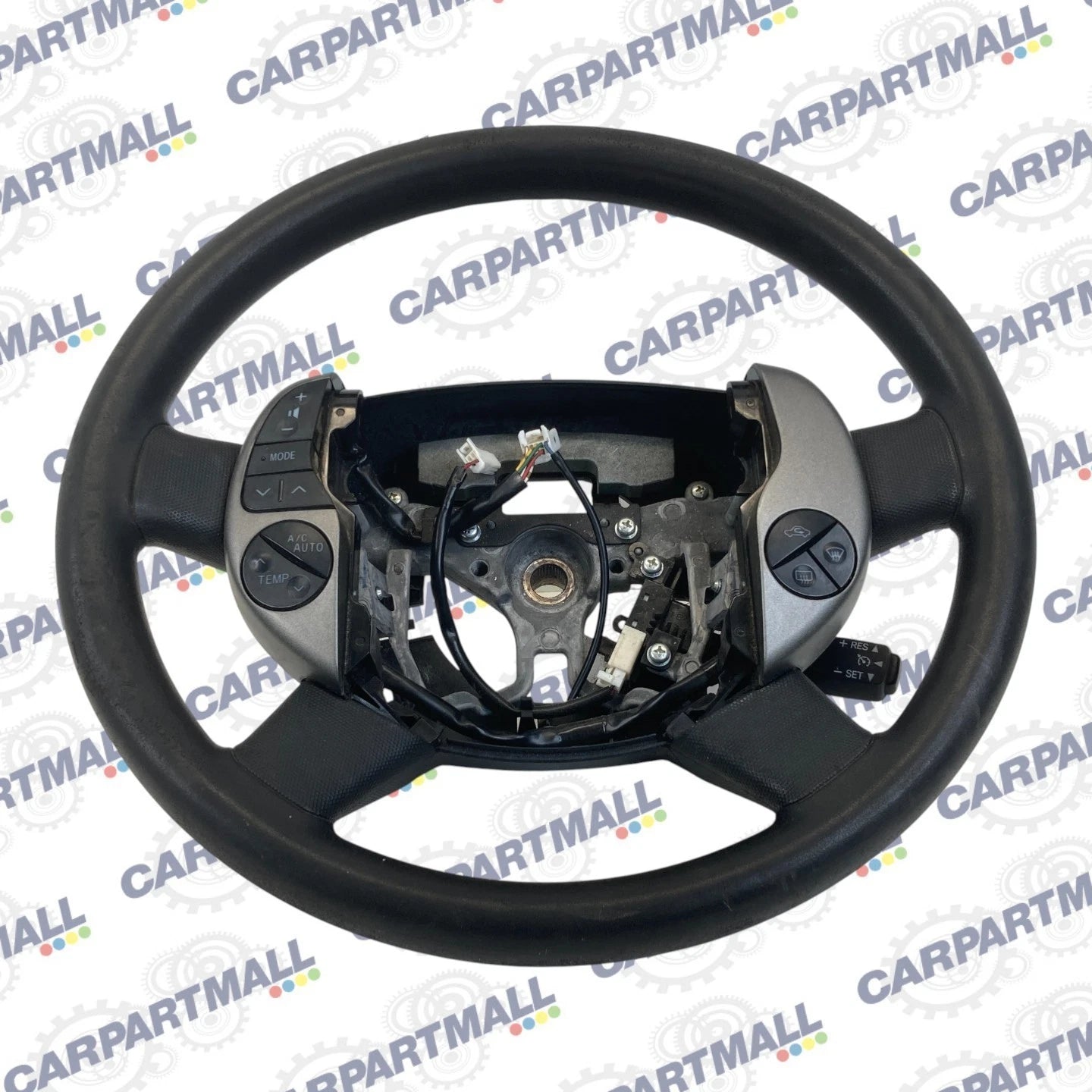 2006-2009 TOYOTA PRIUS TOURING BLACK STEERING WHEEL W/ MULTIFUNCTION BUTTONS OEM