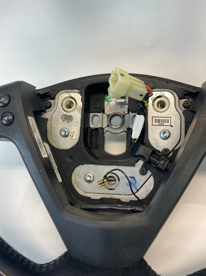 2004-2007 CADILLAC CTS LEFT STEERING WHEEL W/ AUDIO SWITCH LEATHER WOOD 21994384