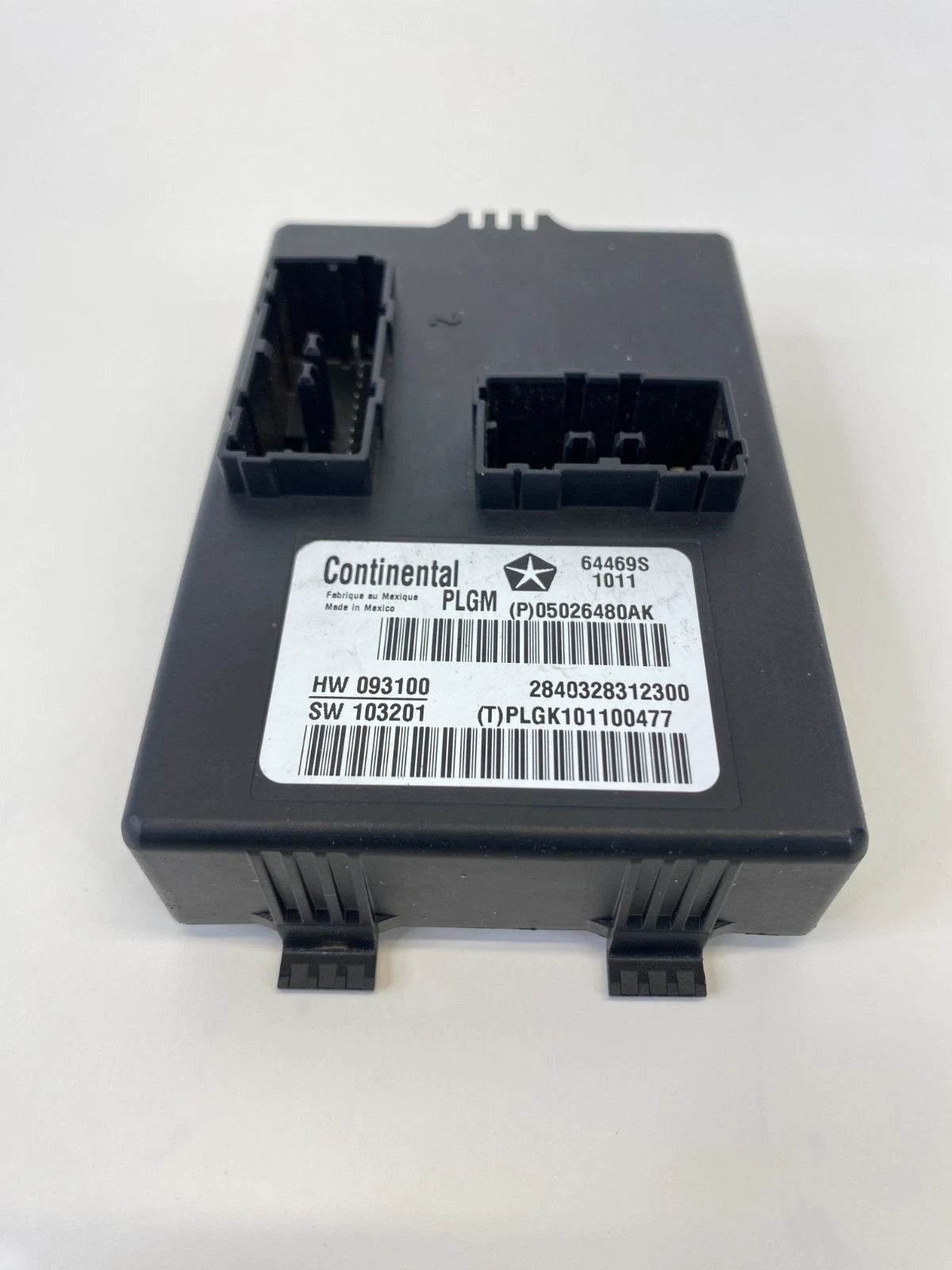 2011-2013 DODGE DURANGO TRUNK LIFTGATE CONTROL MODULE UNIT 05026480AK OEM