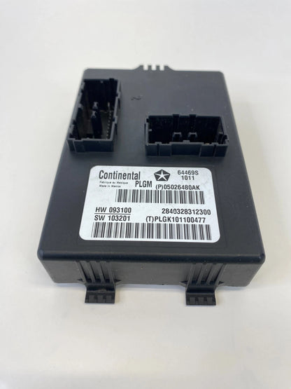 2011-2013 DODGE DURANGO TRUNK LIFTGATE CONTROL MODULE UNIT 05026480AK OEM