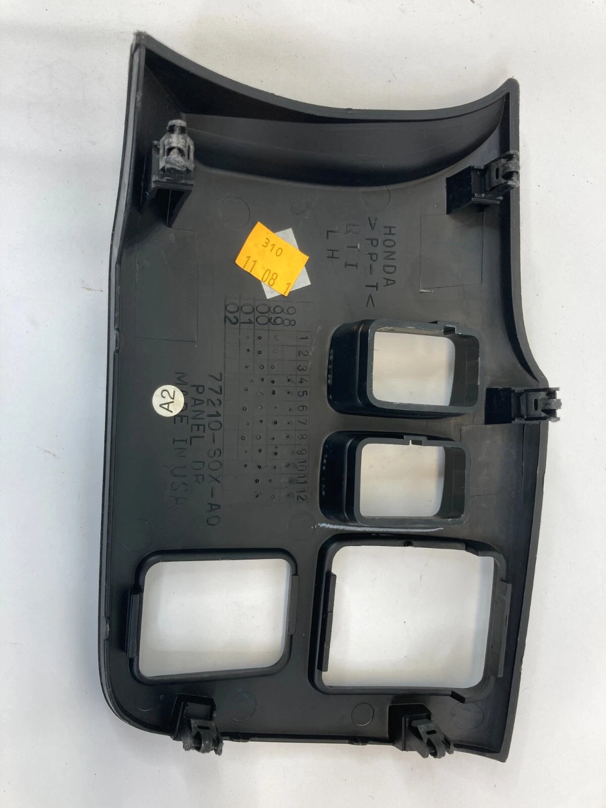 1999-2004 HONDA ODYSSEY LEFT DRIVER DASH MIRROR BEZEL TRIM PANEL 77210-S0X-A0