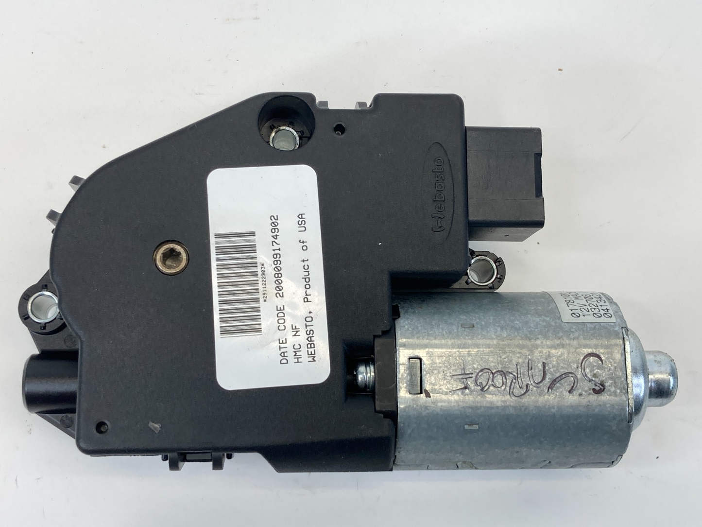 2006 2007 2008 2009 2010 Hyundai Sonata Sunroof Sun Roof Motor 0178101-AC OEM