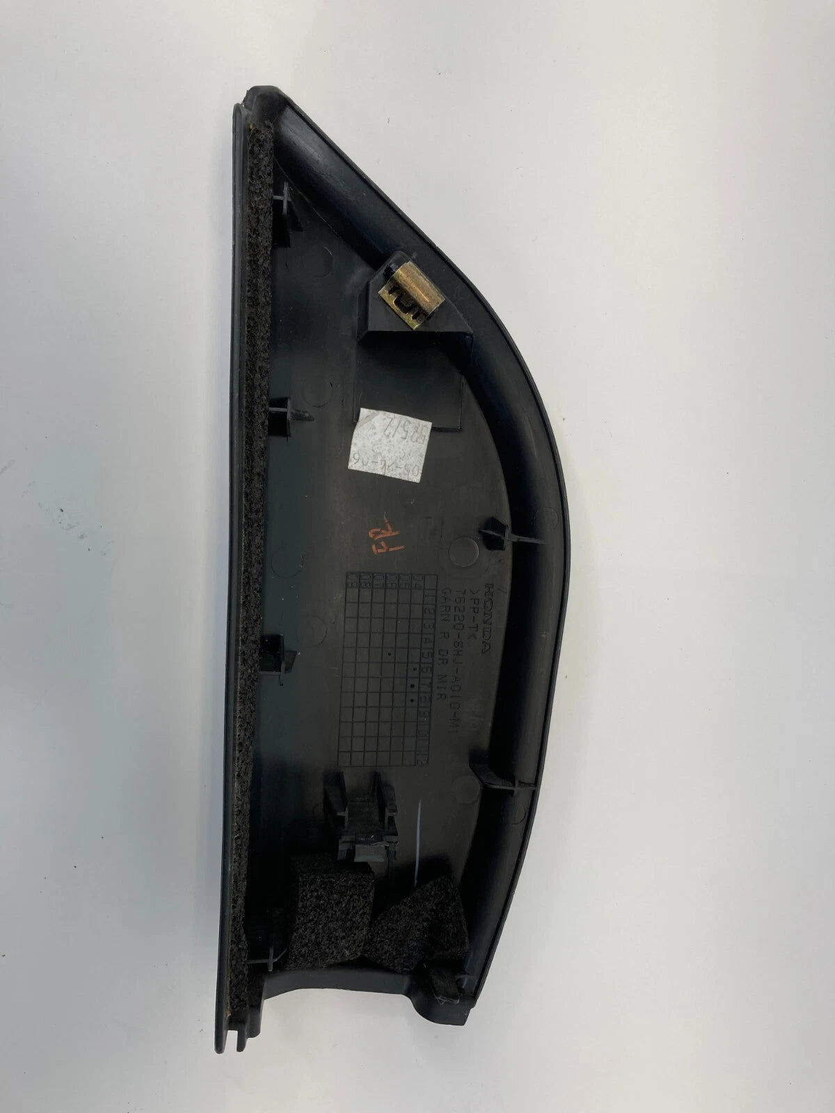 05-10 HONDA ODYSSEY FRONT RIGHT INNER MIRROR CORNER COVER 76220-SHJ-A010-M1 OEM