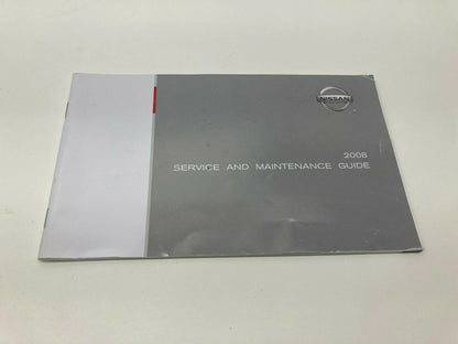 2008 08 NISSAN VERSA OWNERS MANUAL GUIDE WARRANTY INFORMATION W/ CASE OEM