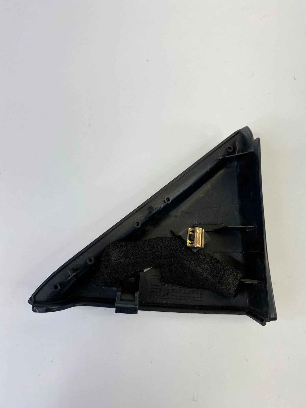 03-07 HONDA ACCORD COUPE FRONT LEFT DRIVER INNER CORNER MIRROR COVER 76270-SDN