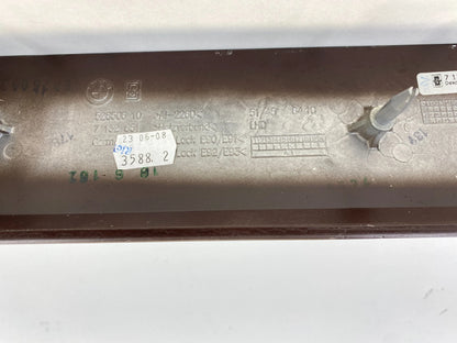 2007 2008 BMW 328I 328XI 2006 325I DASH TRIM MOLDING BEZEL W/ AIR VENT 52850610