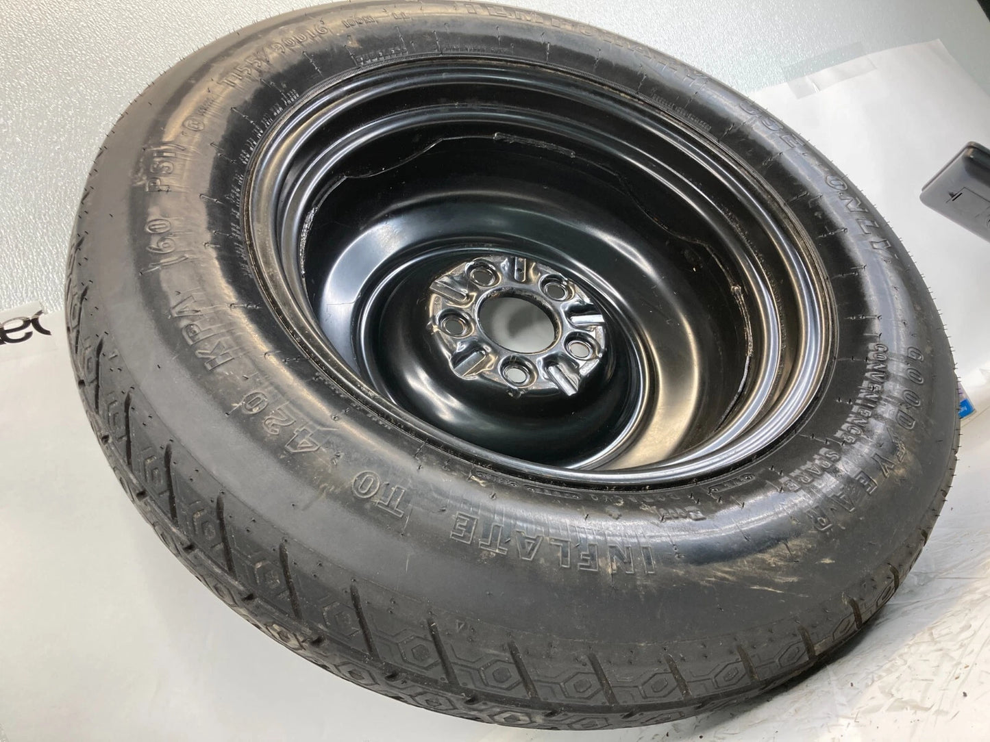 2008-2013 DODGE AVENGER SPARE TIRE RIM WHEEL COMPACT DONUT T155/90/D16 100M OEM