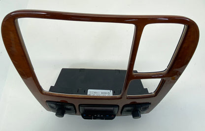 2000-2006 MERCEDES-BENZ S430 CENTER DASH RADIO BEZEL W/ HVAC CLIMATE CONTROL