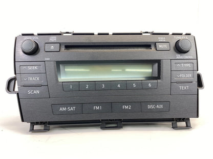 2010 2011 TOYOTA PRIUS RADIO RECEIVER CD DISC PLAYER MP3 WMA UNIT 8612047290 OEM