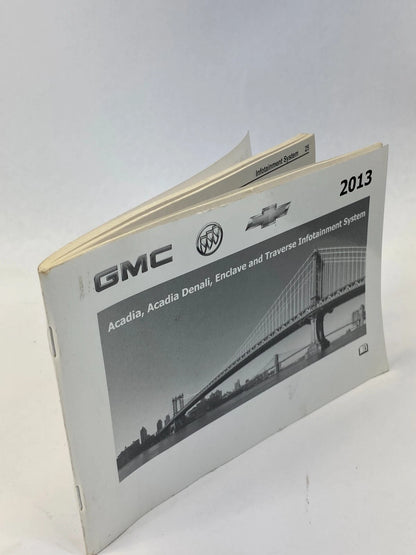 2013 CHEVROLET TRAVERSE OWNERS MANUAL WITH INFOTAINMENT SYSTEM GUIDE BOOK OEM