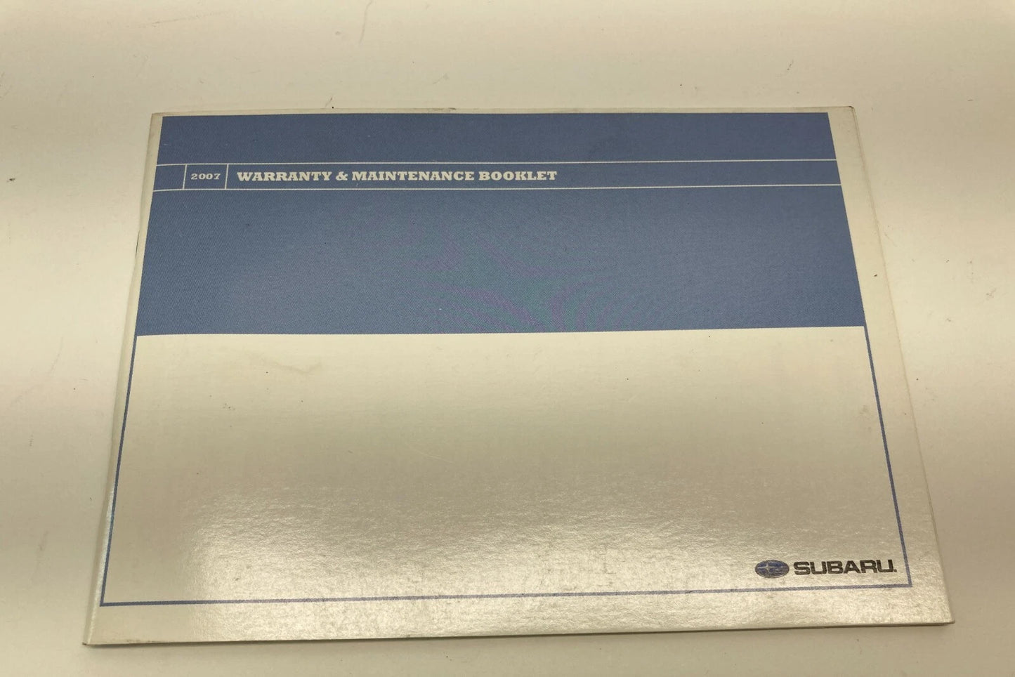 2007 SUBARU IMPREZA OWNER'S MANUAL WARRANTY MAINTENANCE SUPPLEMENT W/ CASE OEM