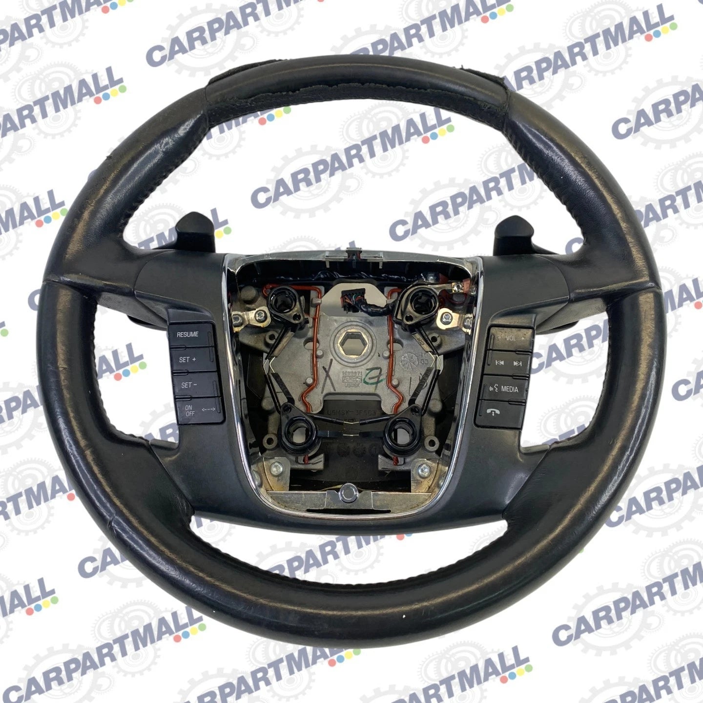 2010-2012 FORD TAURUS STEERING WHEEL W/ AUDIO & CRUISE CONTROL SWITCHES OEM