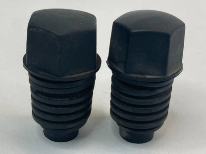 2006-2011 CADILLAC DTS FRONT HOOD RUBBER CUSHION BUFFER STOPPER BUMPER PAIR