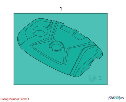 2014-2016 KIA FORTE 2.0L ENGINE VALVE APPEARANCE COVER ASSEMBLY 29240-2E000 OEM