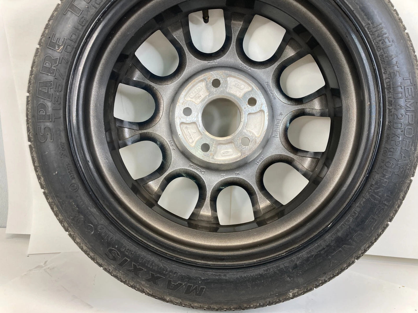 2013-2018 NISSAN ALTIMA EMERGENCY SPARE TIRE WHEEL COMPACT DONUT T135/70D16 100M