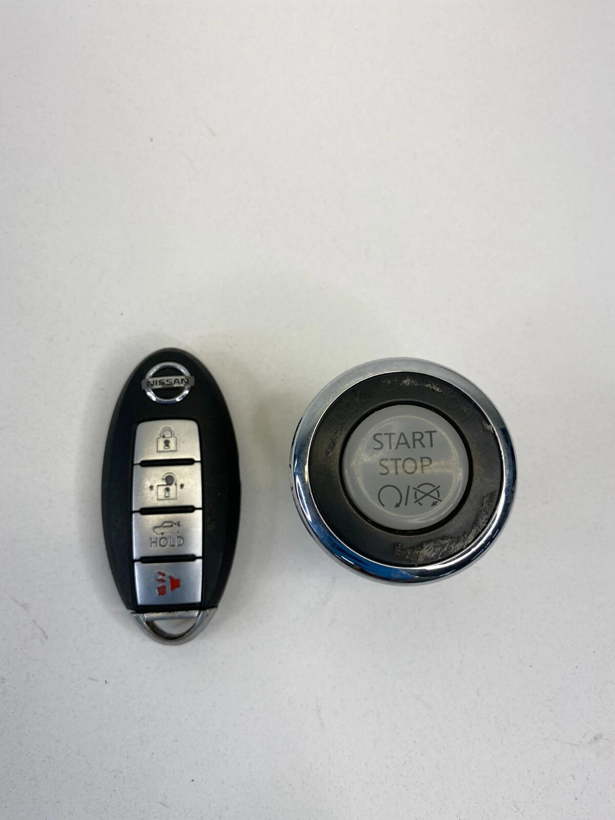 2007-2011 NISSAN ALTIMA PUSH START BUTTON IGNITION SWITCH & REMOTE KEY OEM