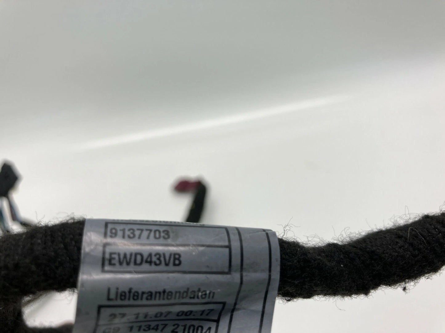 07-13 MINI COOPER 1.6L FRONT LEFT SIDE DOOR WIRING WIRE HARNESS CABLE 9137703