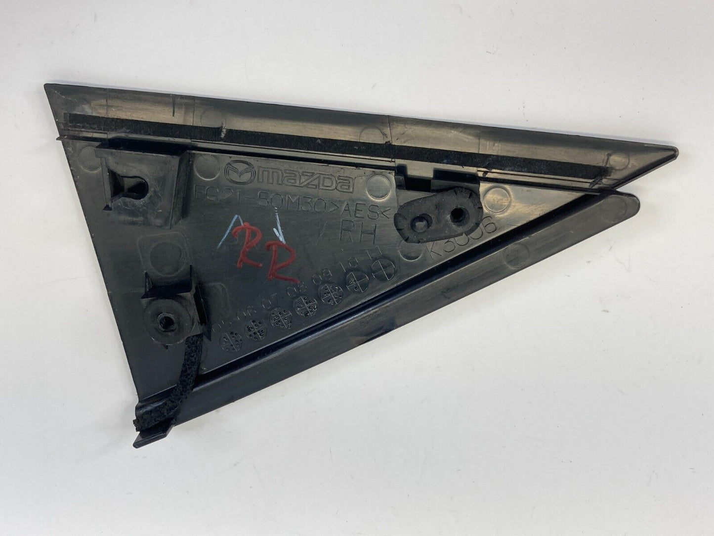 07-12 Mazda CX-7 Rear Right Side Exterior Door Garnish Cover Trim EG21-50M30 OEM