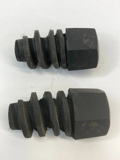 2001-2005 PONTIAC AZTEK FRONT HOOD RUBBER CUSHION STOPPER BUMPER PAIR SET OEM