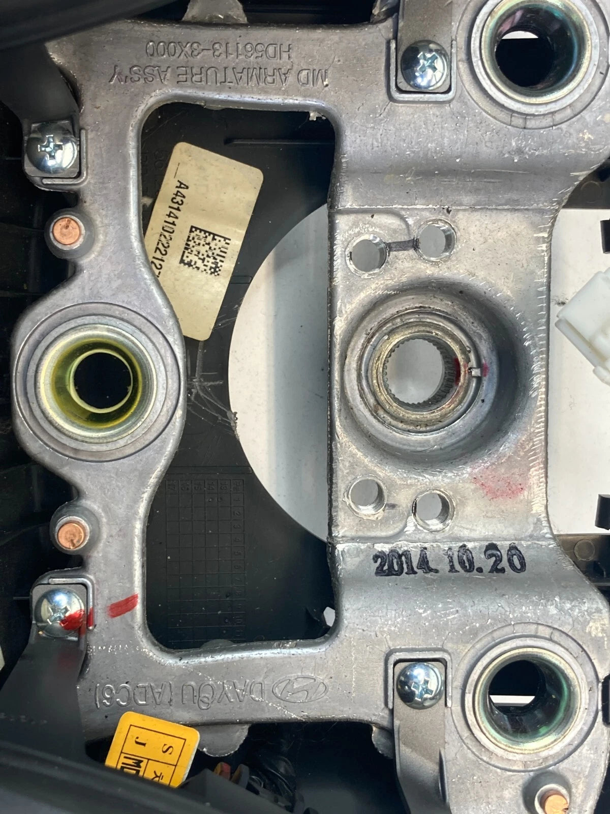 2014-2016 HYUNDAI ELANTRA SEDAN STEERING WHEEL W/CRUISE CONTROL SWITCHES OEM